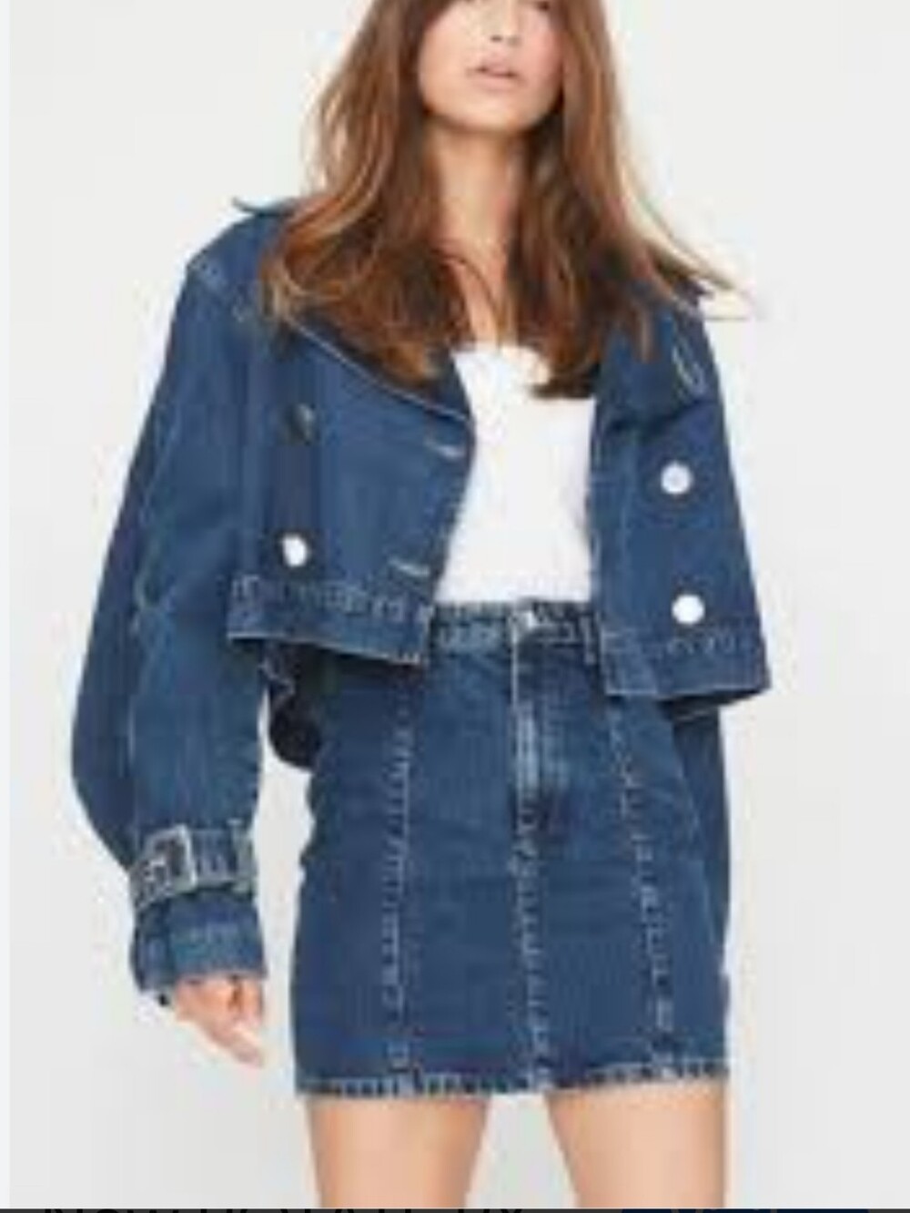 Rotate Birger Christensen Loretta Denim Jacket Size 4